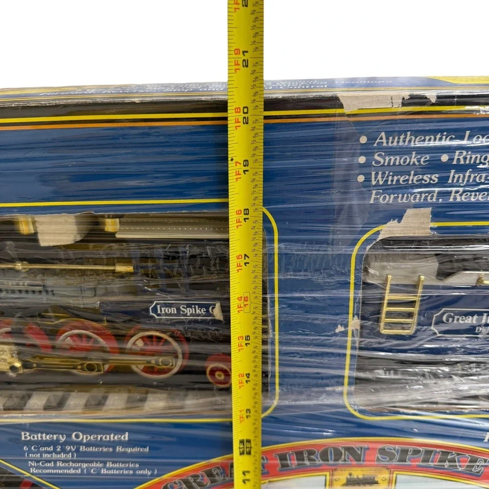 New Bright Great Iron Spike Express Train Set 3172 Wireless‎ Remote Vintage